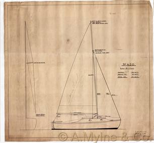 Design 420 — Sail Plan