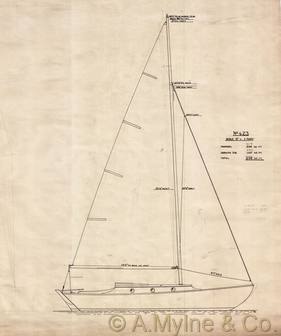 Design 423 — Sail Plan
