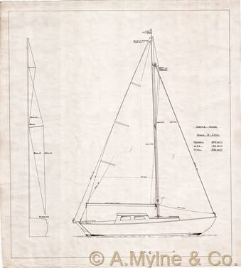Design 423 — Sail Plan