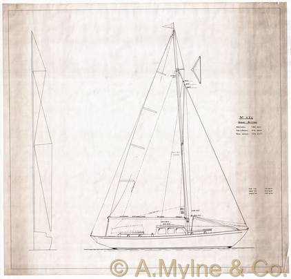 Design 424 — Sail Plan
