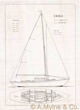 Design 424 — Sail Plan