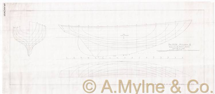 Design 424 — Lines Plan