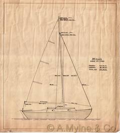 Design 425 — Sail Plan