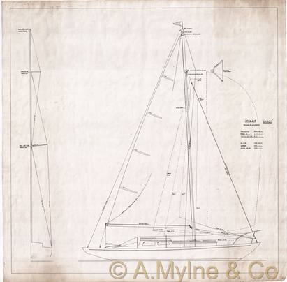 Design 429 — Sail Plan