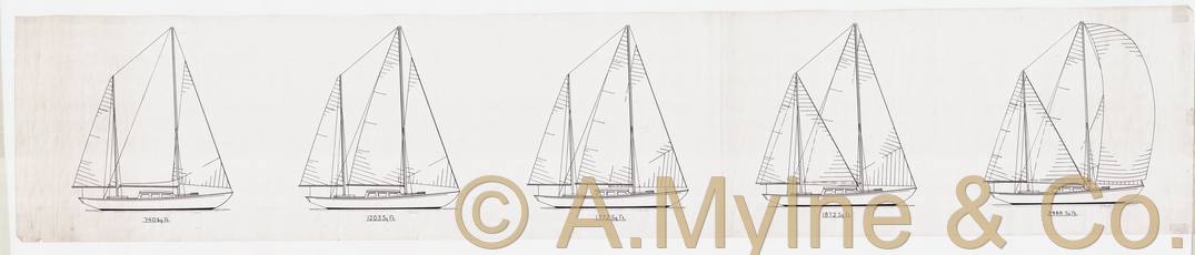 Design 430 — Sail Plan