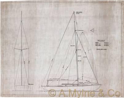 Design 431 — Sail Plan