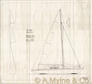 Design 431 — Sail Plan
