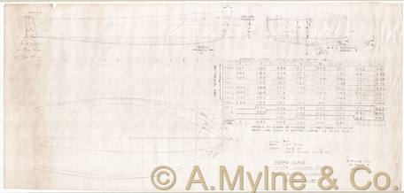 Design 439 — Lines Plan