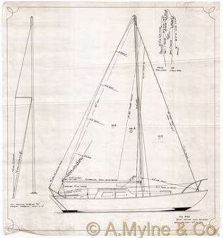 Design 440 — Sail Plan