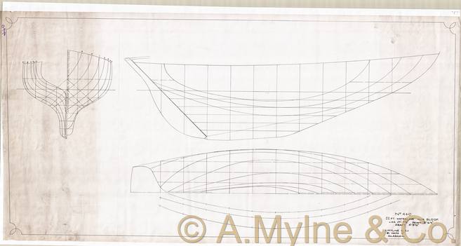 Design 440 — Lines Plan