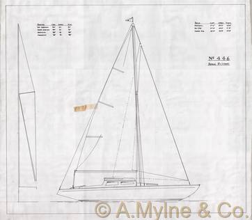 Design 446 — Sail Plan
