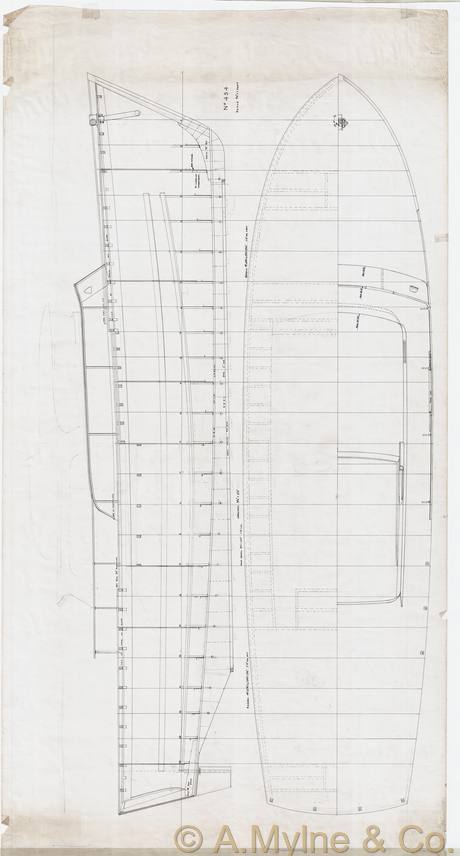 Design 454 — Lines Plan