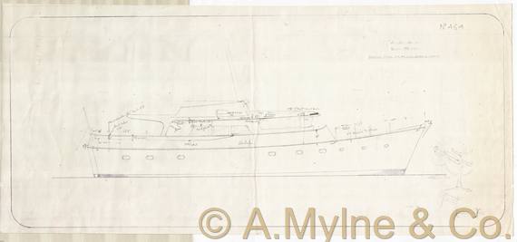 Design 454 — Lines Plan