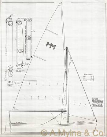 Design 455 — Sail Plan