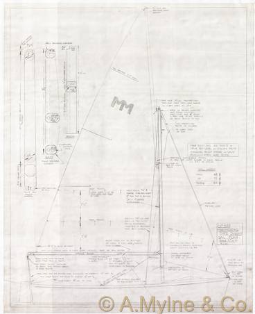 Design 455 — Sail Plan