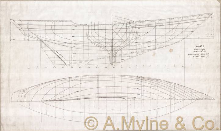Design 458 — Lines Plan