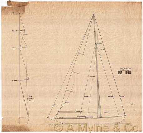 Design 46 — Sail Plan