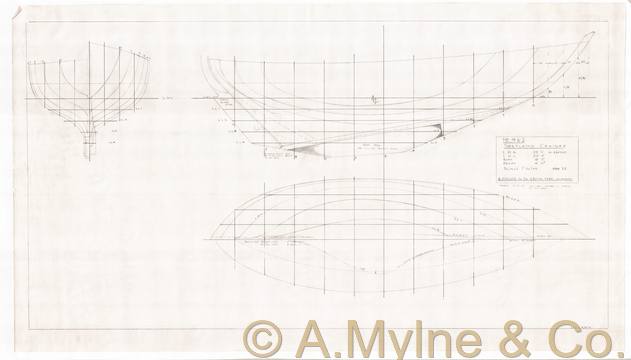 Design 462 — Lines Plan