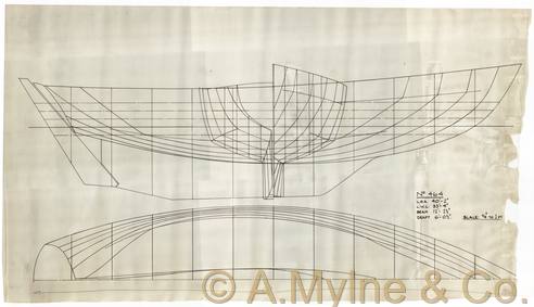 Design 464 — Lines Plan