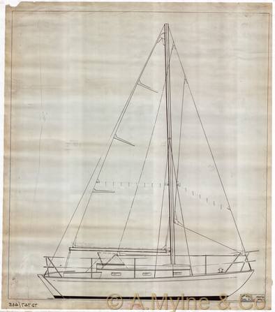 Design 465 — Sail Plan