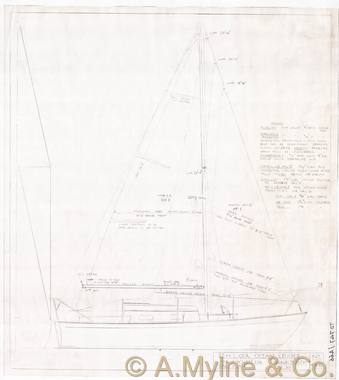 Design 466 — Sail Plan