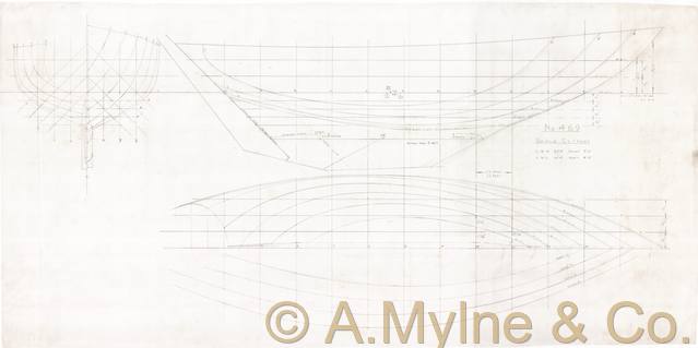 Design 469 — Lines Plan