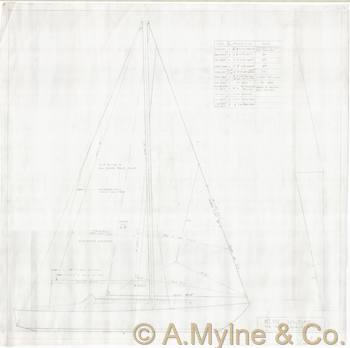 Design 472 — Sail Plan