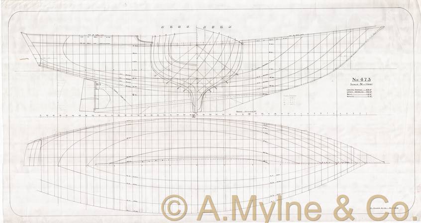 Design 473 — Lines Plan