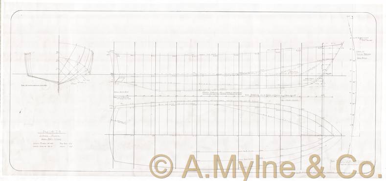 Design 479 — Lines Plan