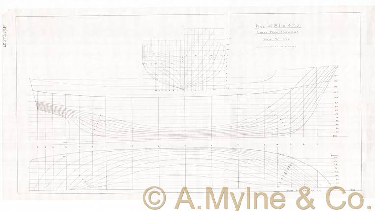 Design 481 — Lines Plan
