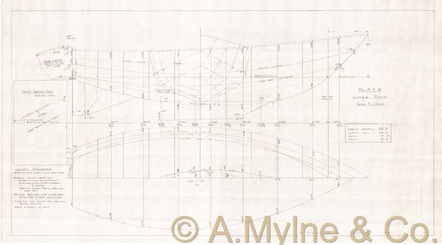 Design 494 — Lines Plan