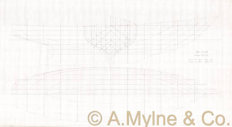 Design 495 — Lines Plan