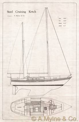 Design 496 — Sail Plan