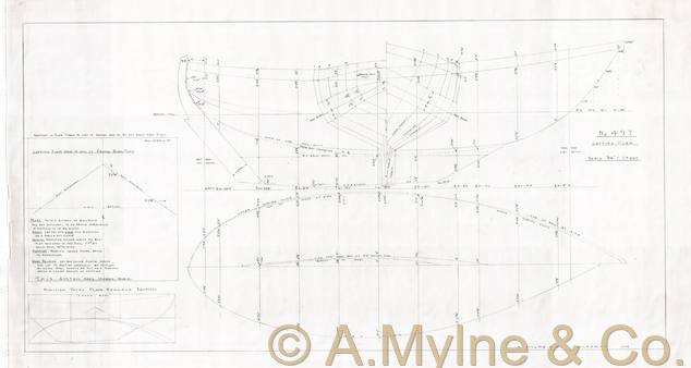 Design 497 — Lines Plan