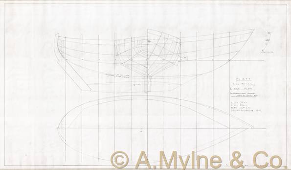 Design 497 — Lines Plan