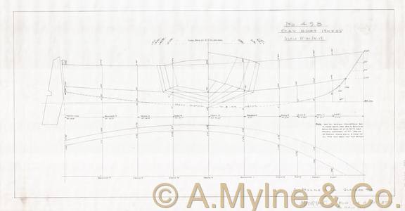 Design 498 — Lines Plan