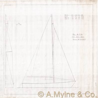 Design 498 — Sail Plan