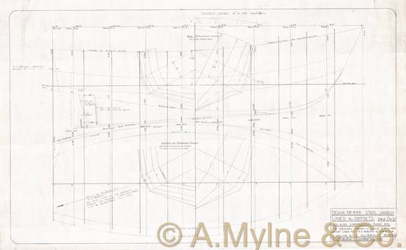 Design 499 — Lines Plan