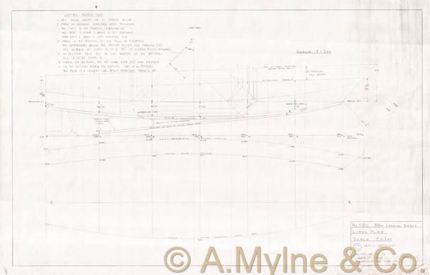 Design 500 — Lines Plan