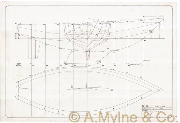 Design 501 — Lines Plan
