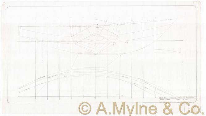 Design 501 — Lines Plan