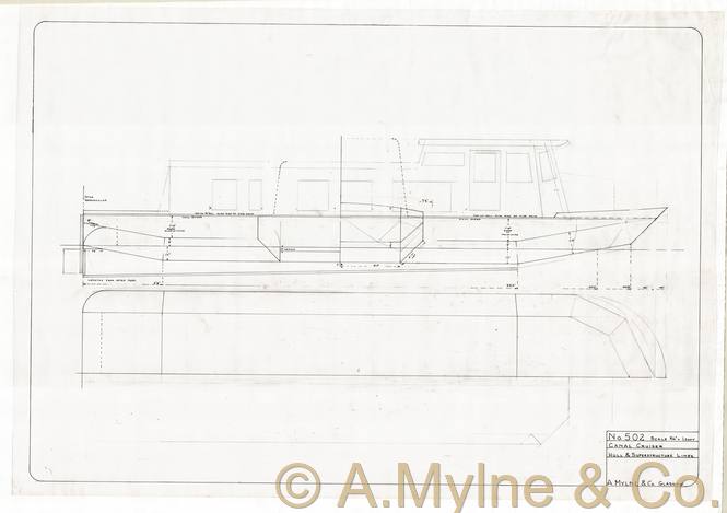 Design 502 — Lines Plan