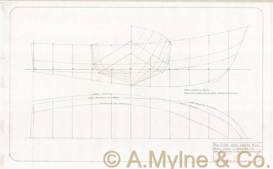Design 506 — Lines Plan