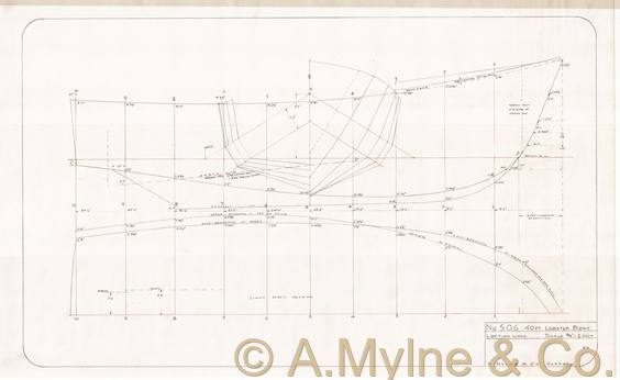 Design 506 — Lines Plan