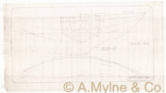 Design 507 — Lines Plan