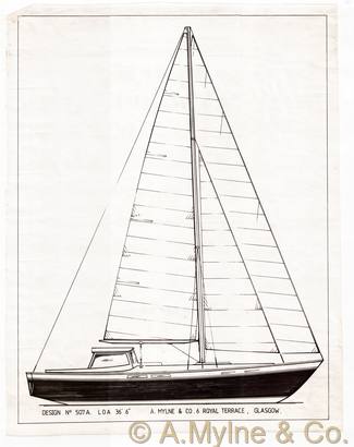 Design 507 — Sail Plan