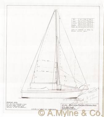 Design 510 — Sail Plan