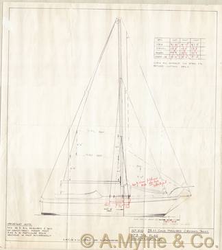 Design 510 — Sail Plan