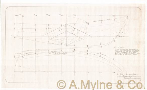Design 511 — Lines Plan