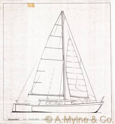 Design 587 — Sail Plan